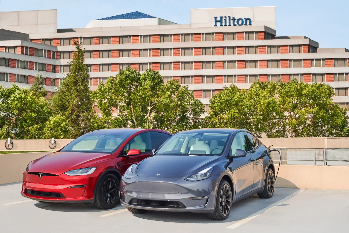 Hilton teams up with Tesla for extensive EV charging network